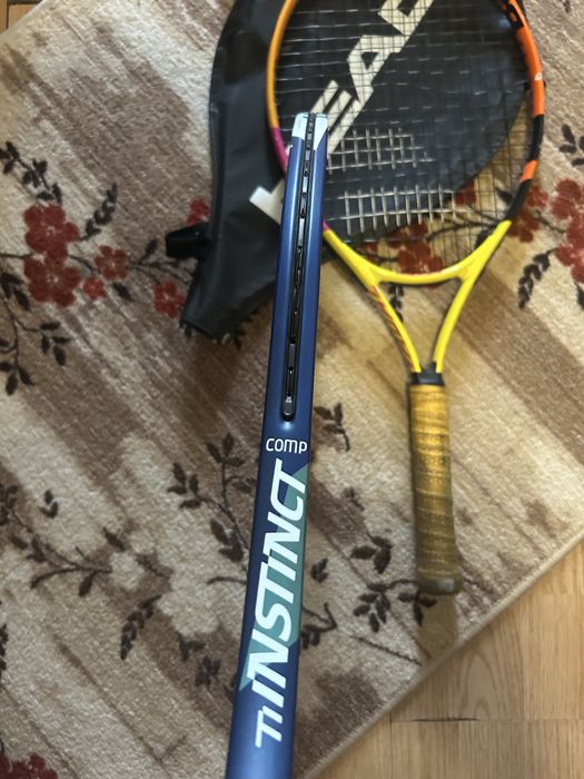 Racheta tennis head si babolat