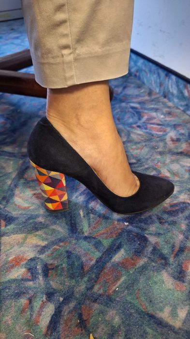 Pantofi din piele întoarsă (35)