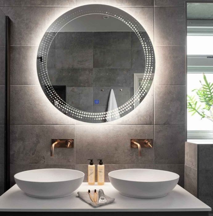 Oglindă rotundă superbă nou-nouța