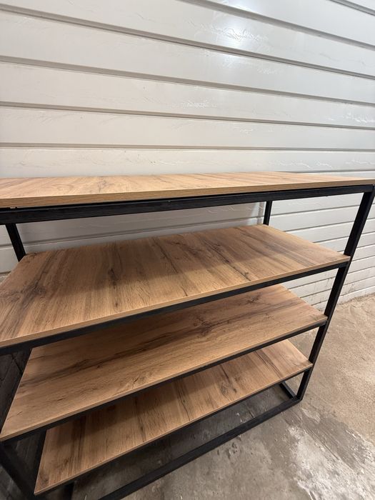 Стильный напольный стеллаж лофт