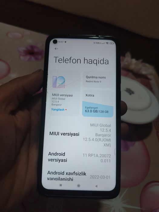 Redmi note 9  komplekt