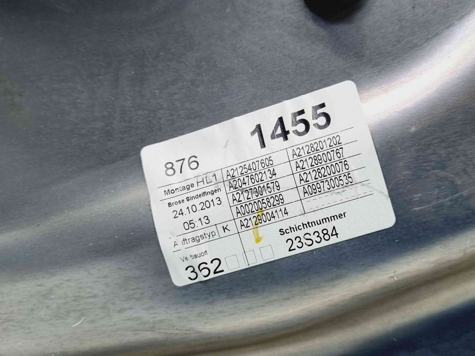 Macara electrica geam stanga spate Mercedes Clasa E (W212) Facelift [F