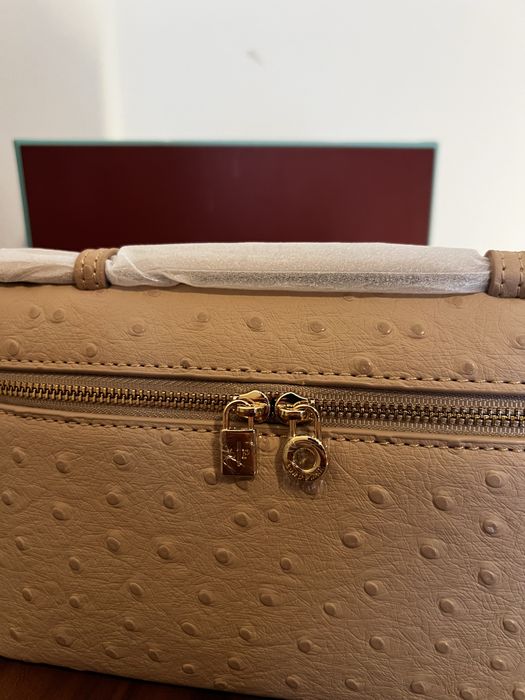 Чанта Loro Piana щраусова кожа