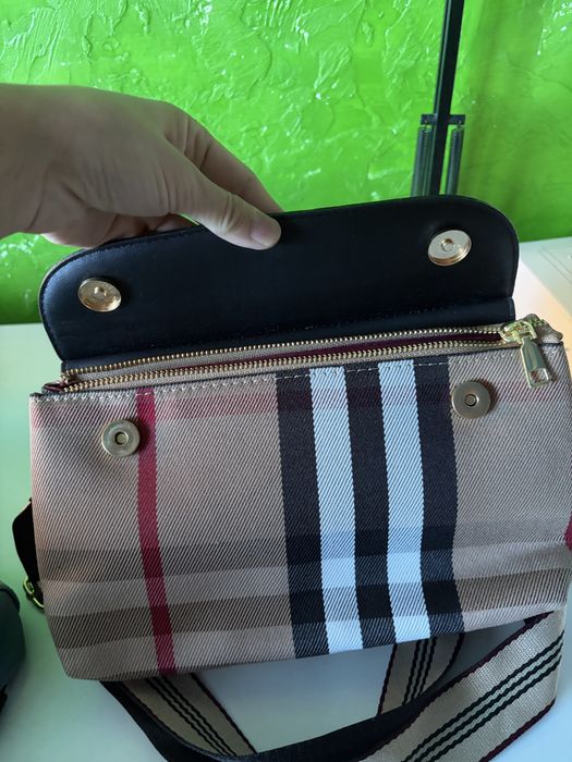 Синяя сумка кожа Италия