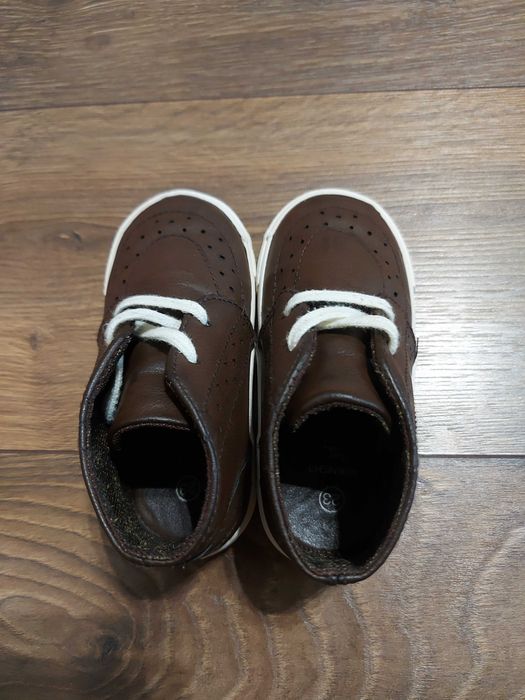 Ghete copii ,piele sintetica ,nr.23 ,maro