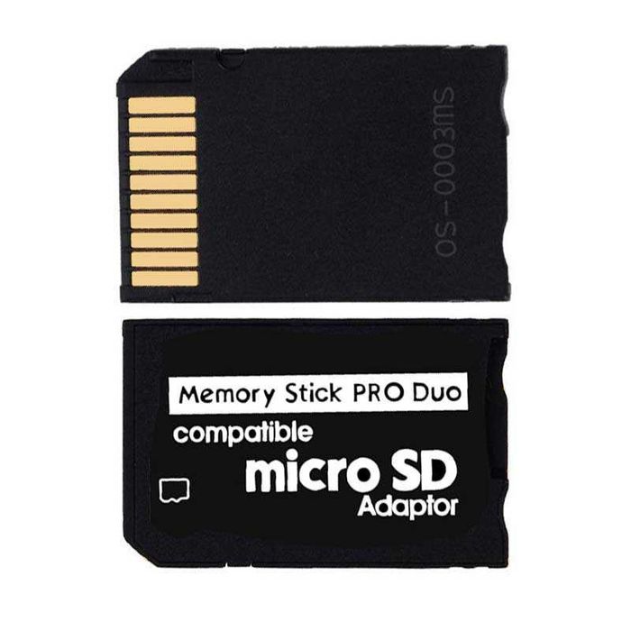Adaptor card microSD la Memory Stick MS Pro Duo pt PSP camera Sony