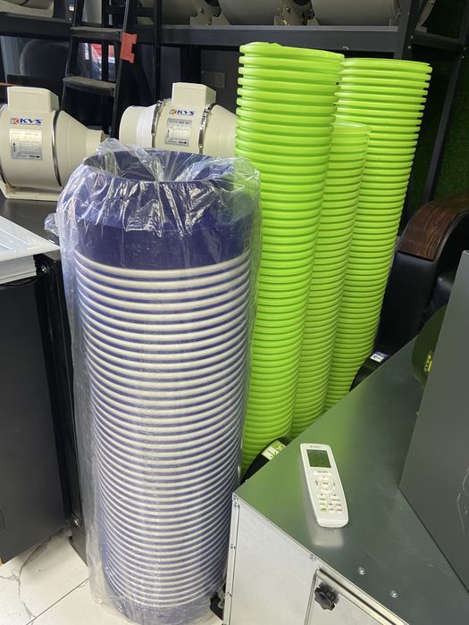 Вентиляционный РЕ труба - антибактриалный, воздухавод, вентиляция