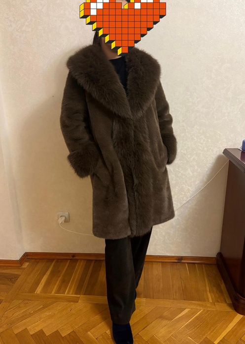 Эко-норка шуба новая