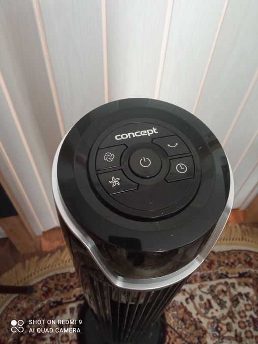 Ventilator vertical concept cu telecomanda