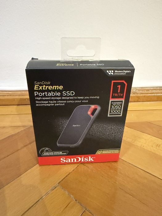SSD Portabil Sandisk Extreme Portable SSD 1 TB Memorie / NOU