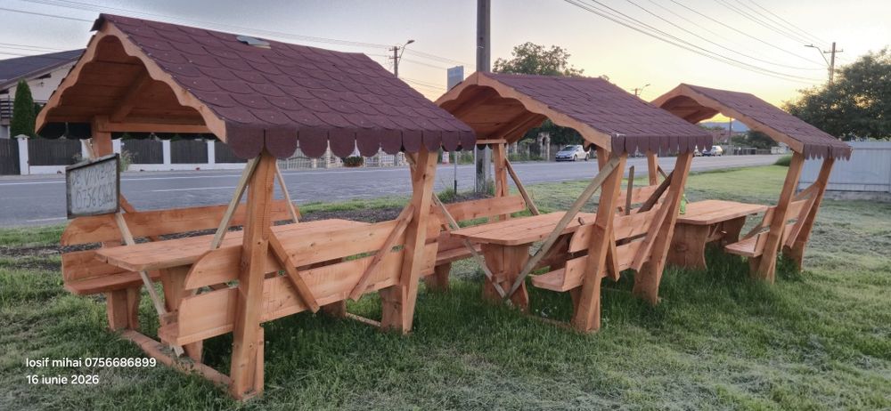 Foisor din lemn masic 2×2m sau 3×2m