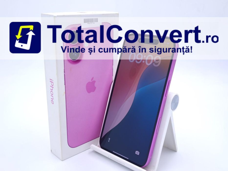 Apple iPhone 16 256GB Pink 8GB Single SIM, Garantie 24 luni | #D96127
