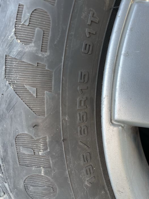 Лети джанти 15 със зимни гуми 5х112