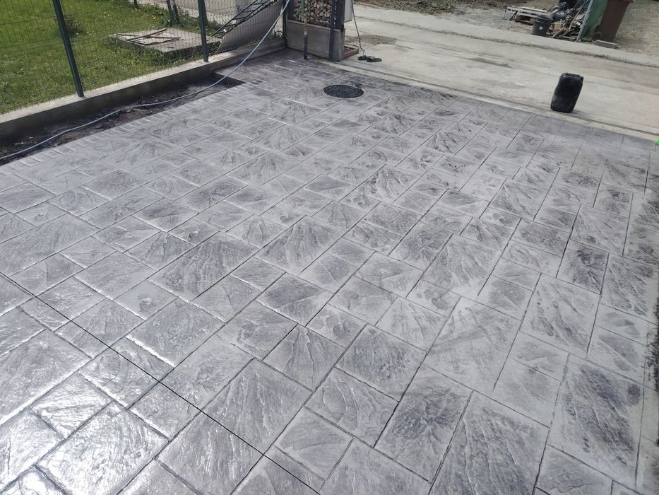 Beton amprentat și elicopterizat