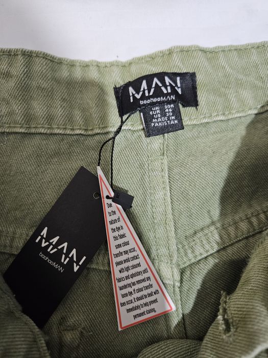 Blugi relaxed fit boohooman barbati