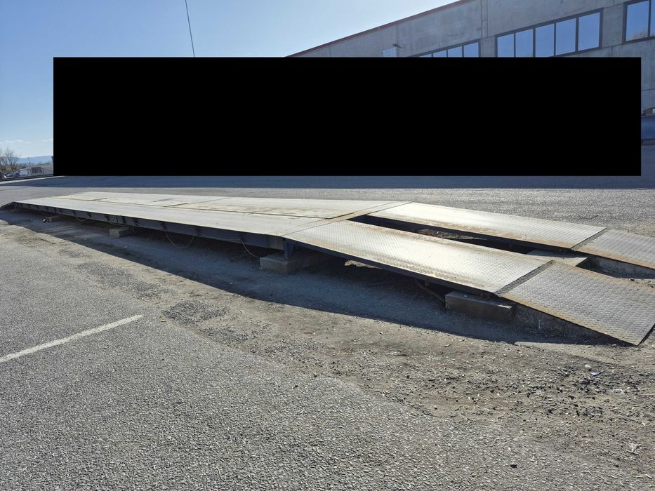 Remat Alba vinde cantar auto 60 tone cu structura metalica