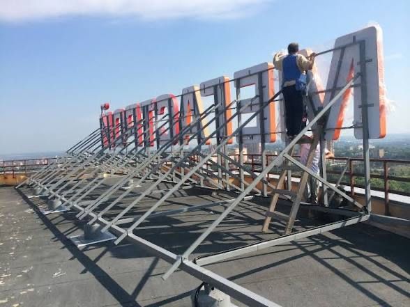 Установка и монтажовка букв va bannerlarn ustanovka va mantaj ishlari