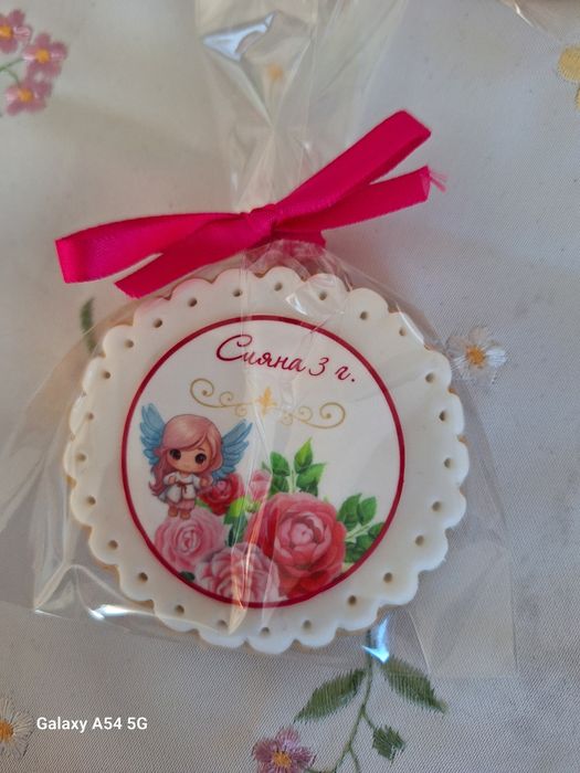 Бисквитки с фонданов принт