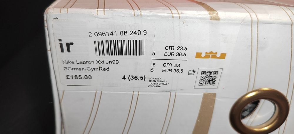 Nike Lebron XXI, номер 36,5