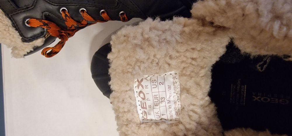 Ghete iarna impermeabile copii mărimea 33 GEOX NOI