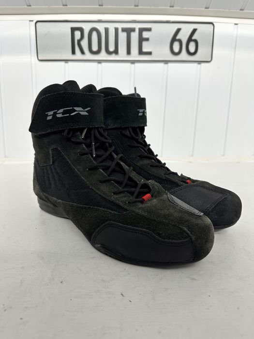 Ghete moto TCX marimea 43,5 cu protectii hard cizme bocanci