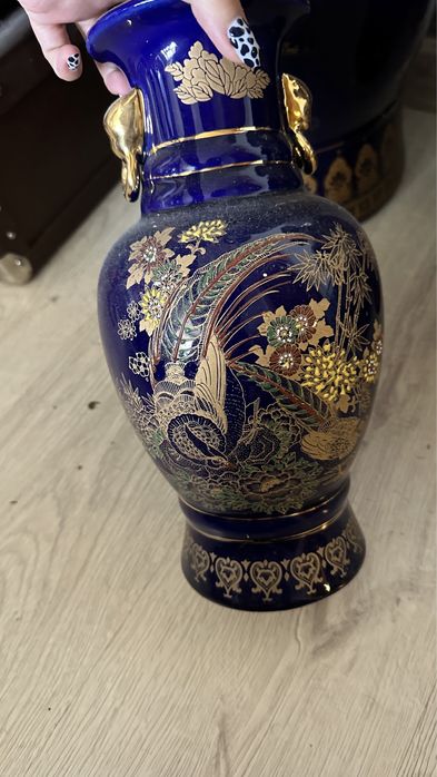 Китайская ваза триптих