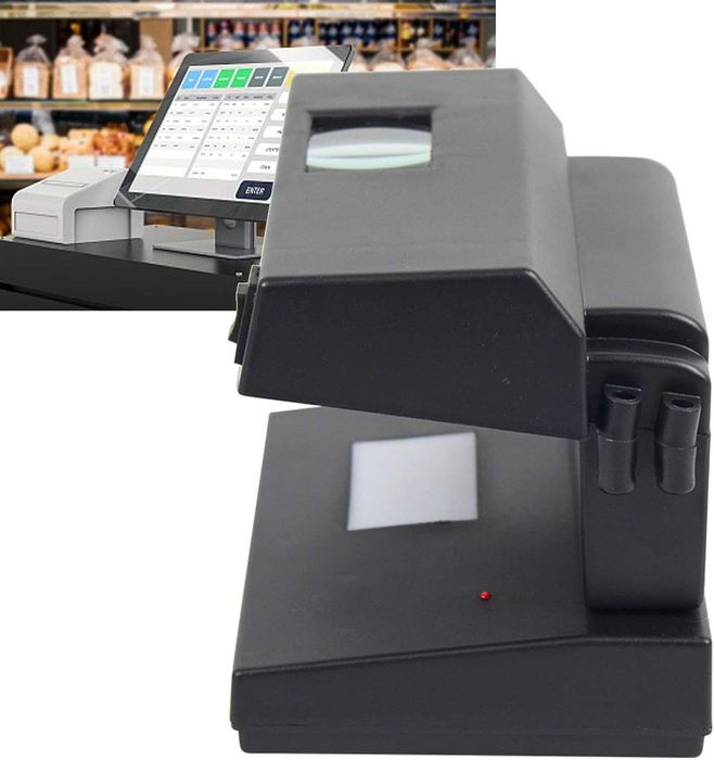 МОЩЕН 9W Детектор За Фалшиви Банкноти UV Лампа Пари детектори магнитен