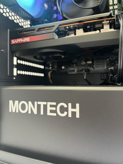 Гаранция! Геймърски компютър AMD Ryzen 5 5500 AMD RX 7600 8GB 16GB Ram