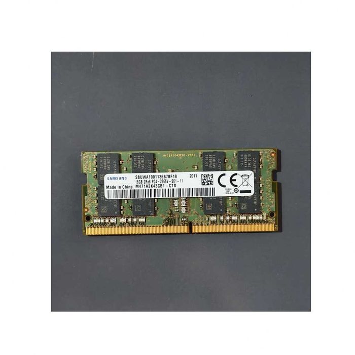 Memorie RAM DDR4 Laptop SODIMM Samsung 1 x 16GB 2666MHz - Testate!