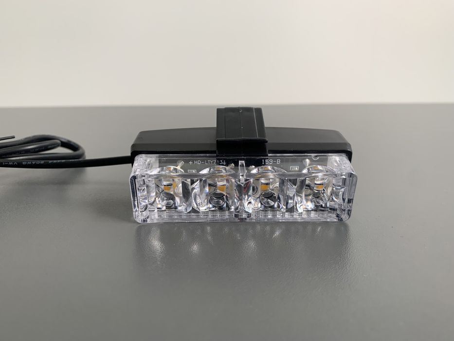 Stroboscoape auto grila LED 4x4 rosu albastru galben