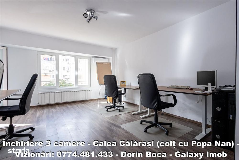 Inchiriere apartament 3 Camere - NEMOBILAT - Calea Calarasilor