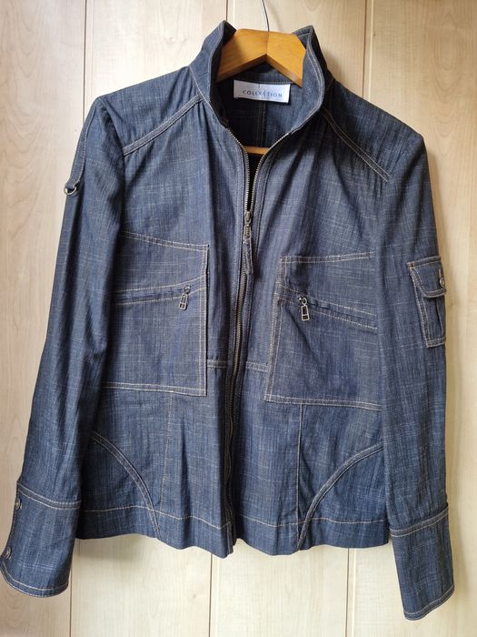 Пиджак джинсовый