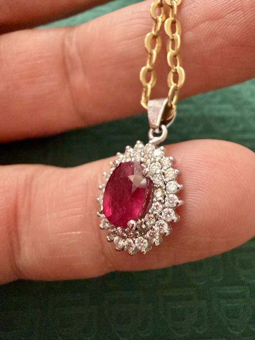 Златна висулка 18к