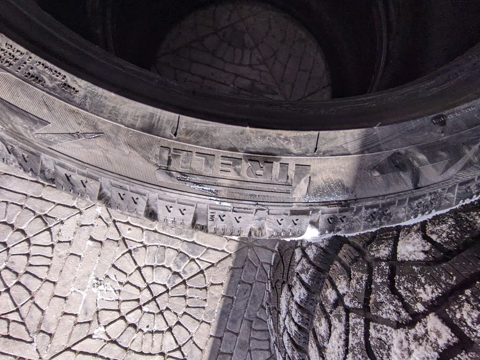Шины зимние разноширокие