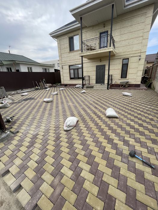 Укладка брусчатки