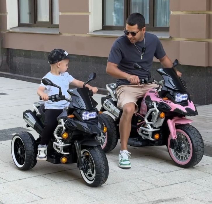 Детский электромотоцикл с подсветкой колес | Новое в упаковке!