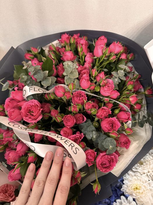 Цветы спрей розы