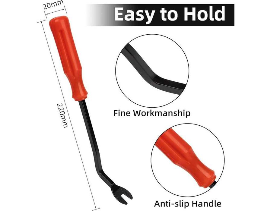 Щипки за интериор в кутия 421 броя Щипка за кори Клипсове с инструмент