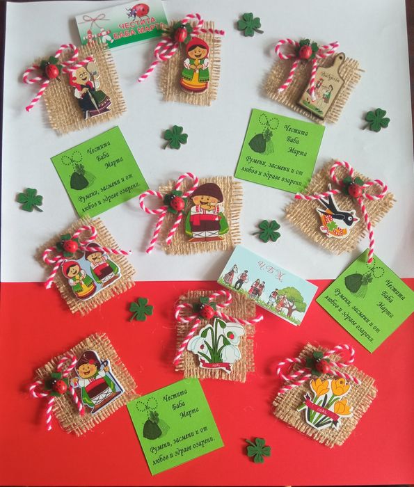 Мартеници ръчна изработка