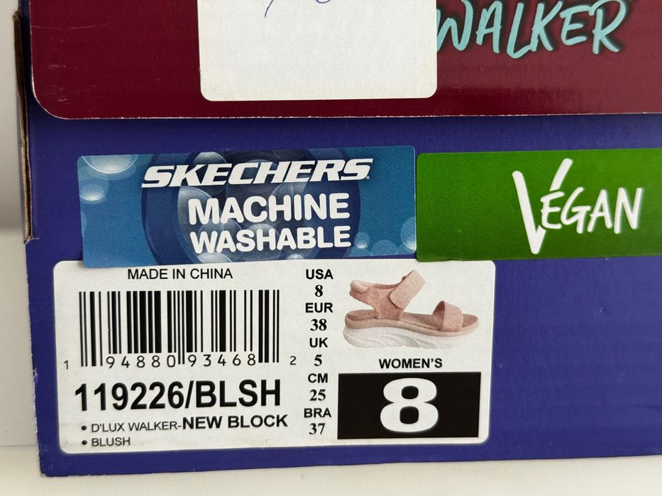 Sandale damă Skechers roz, măr. 38, foarte comode, stare excelentă