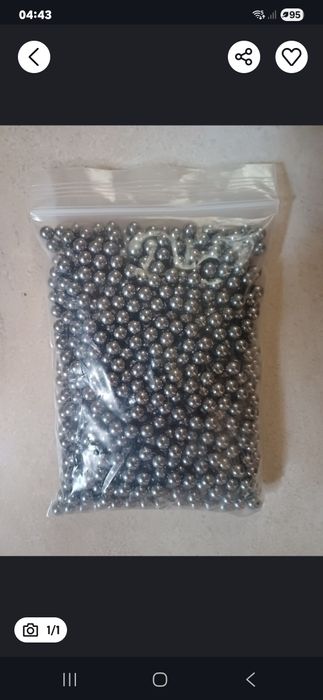 Oferta 500 bile otel 6mm cu 500 bile sticla 6mm airsoft.