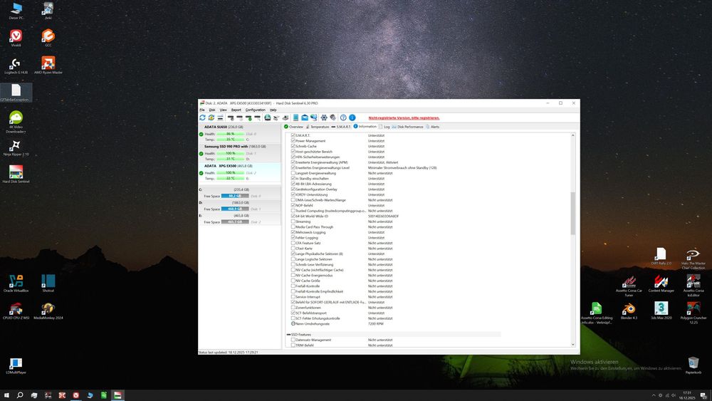 Wester Digital Black 500GB 2.5" 7200RPM