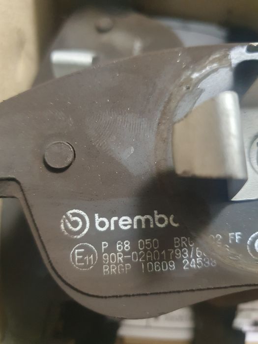 Placute frana fata brembo p68050 pt dacia duster,captur,doker,sandero