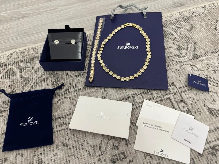 Set Angelic Swarovski Gold