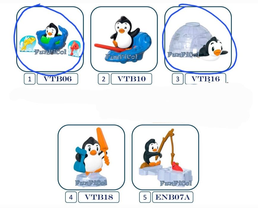 Игрушки из киндеров