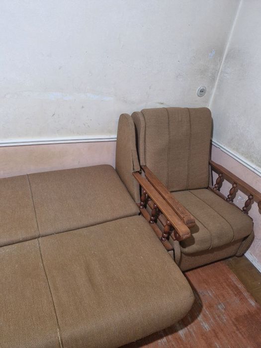 Диван раскладной и два кресла divan ochiladigan va 2 ta kreslo