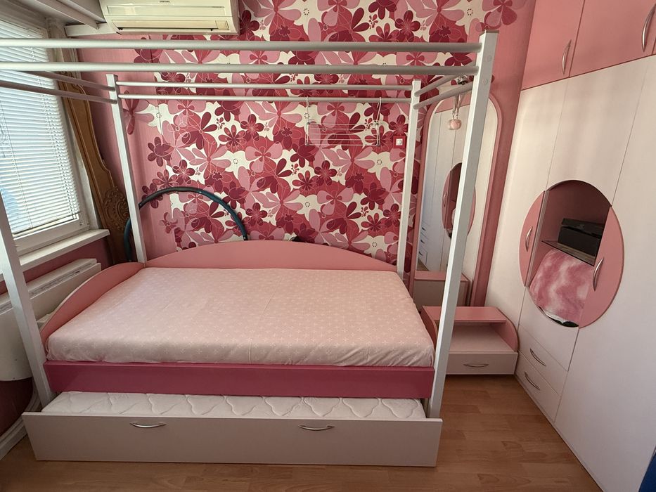 Детска стая комплект с 2 легла (издърпващо)