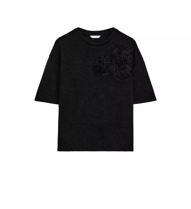 Черна блуза Knit Zara