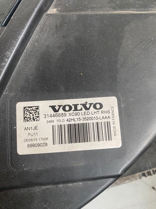 Far LED dreapta VOLVO XC90 2016 31446689 31395937