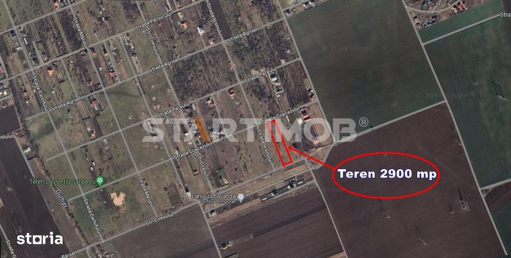 Teren intravilan Livada Sanpetru